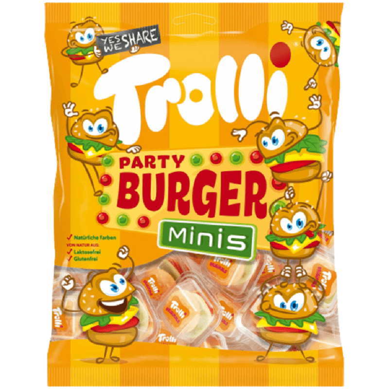 Trolli Party Burger Minis 17 X 10GR