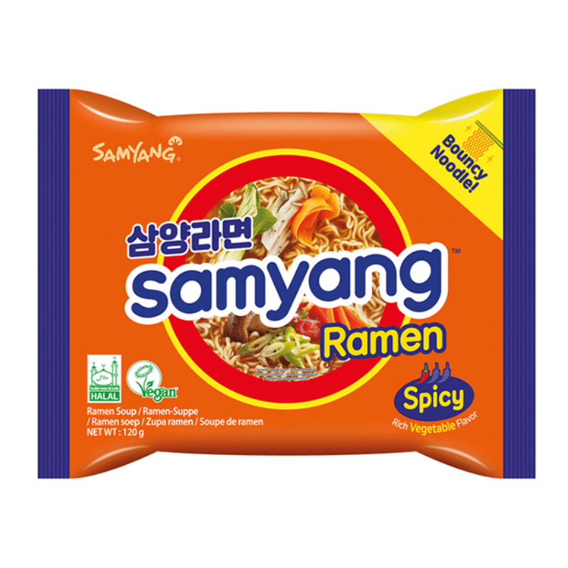Samyang Ramen Spicy Rich Vegetable Flavour HALAL 120G