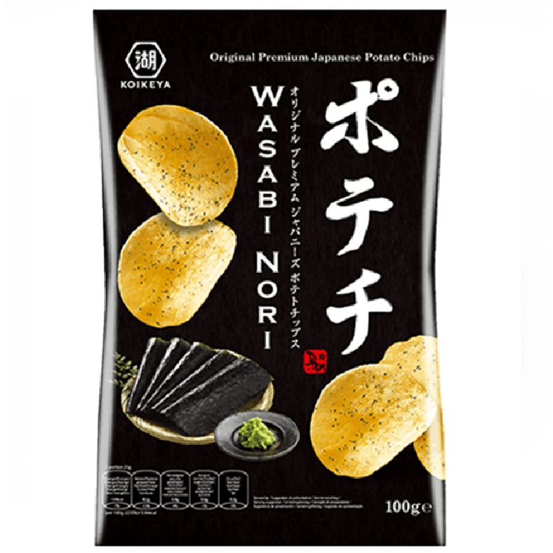 Potato Chips Wasabi Nori Japanese 100G