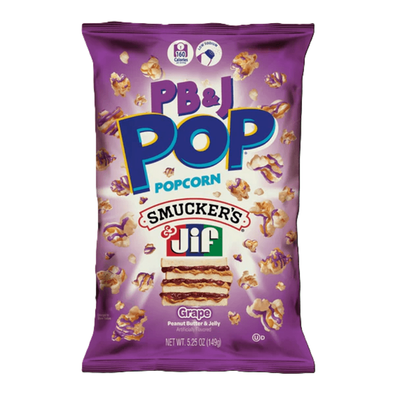 PB&J Peanut Butter & Grape Popcorn 149G