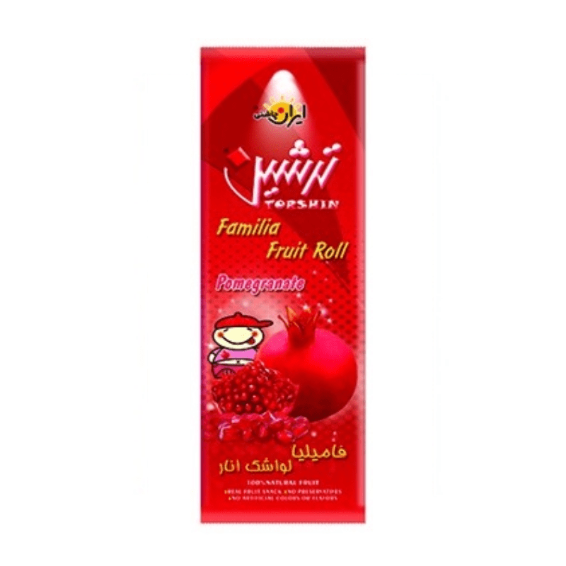 Lavashak Fruit Roll Up Apple Pomogranate 45G
