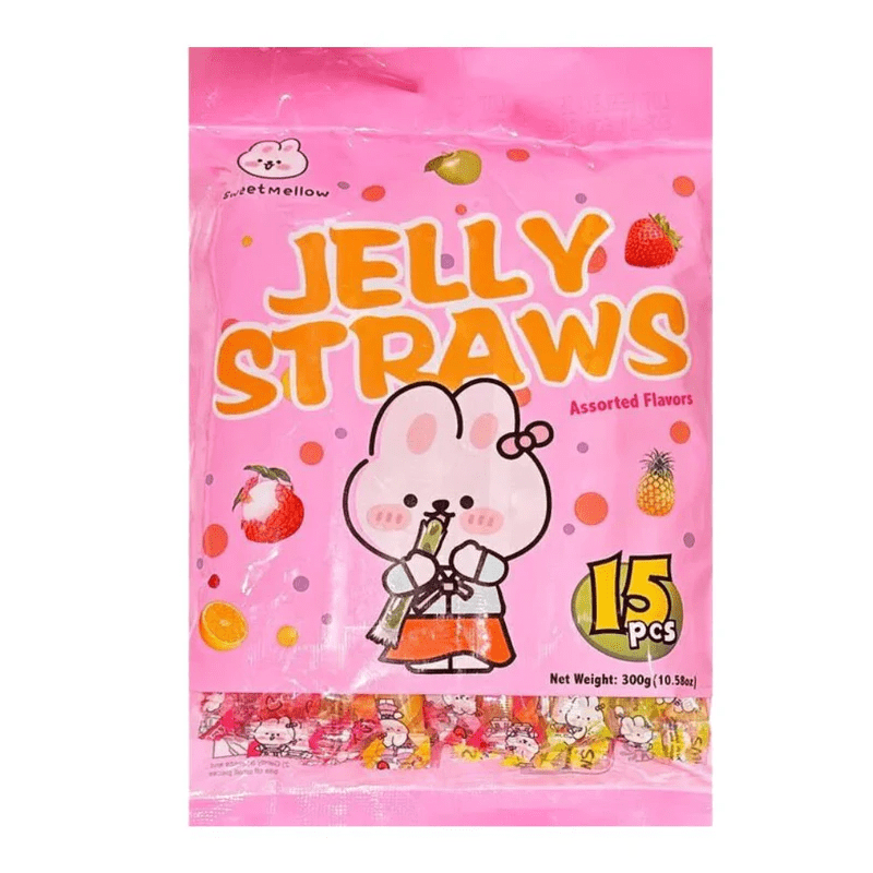 Sweet Mellow Jelly Straws 15PCS