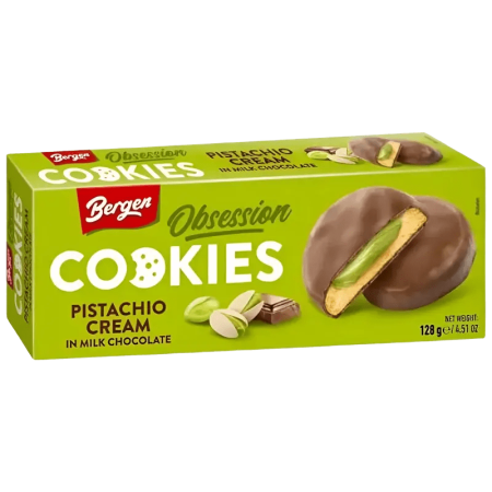 Bergen Cookies Pistachio 128G
