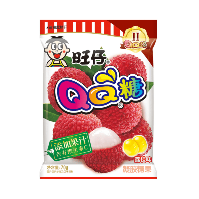 QQ China Gummy Candy Lychee 70G