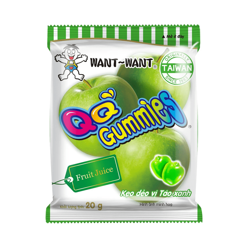 QQ China Gummy Candy Apple 70G