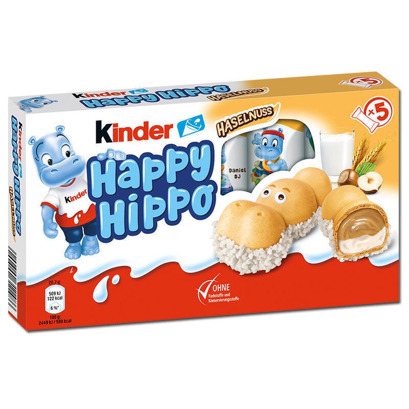 Kinder Happy Hippo 5X