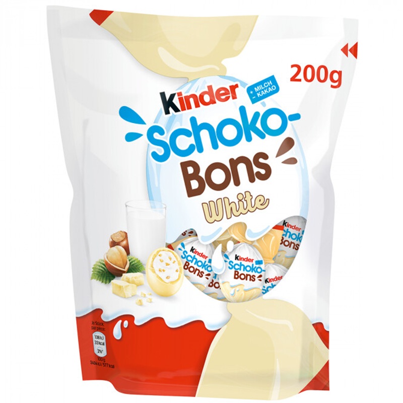 Kinder Schoko Bons White 200G