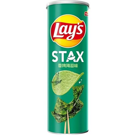 Lay's Stax Roasted Seaweed 90GR KOREA