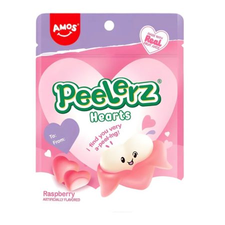 AMOS Peelerz Gummy Hearts 65GR