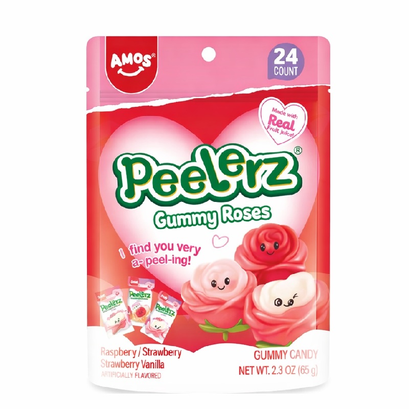 AMOS Peelerz Gummy Roses 65GR