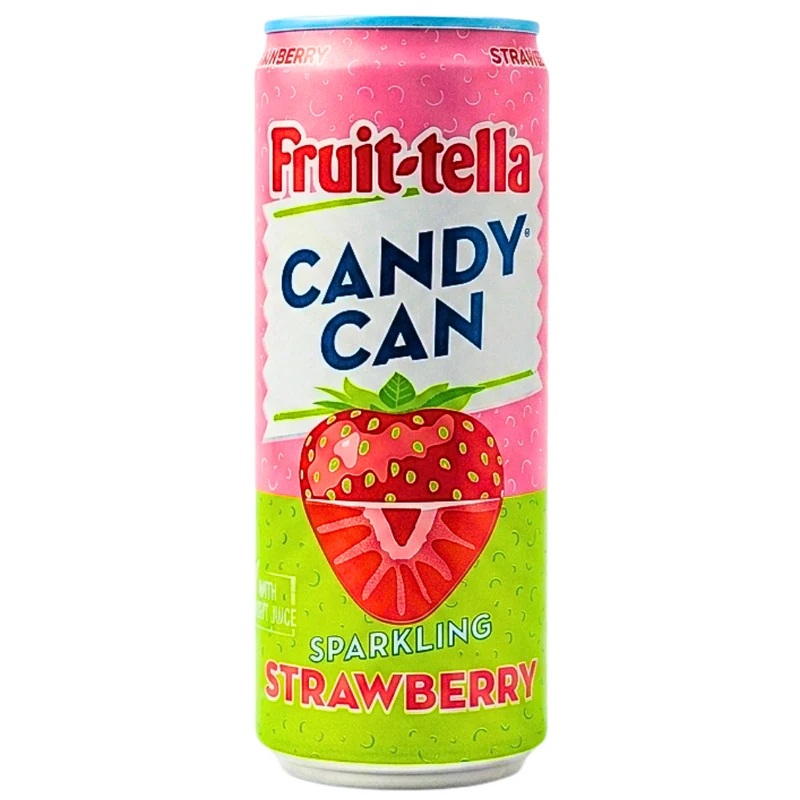 Fruit-Tella Candy Can Strawberry 330ML