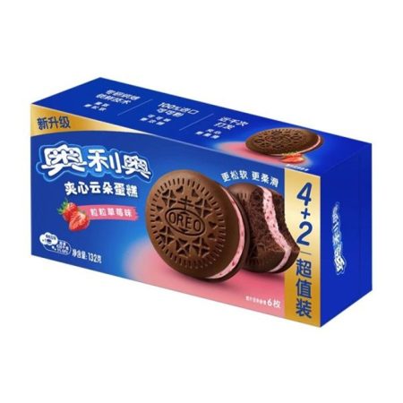 Oreo Cloud Cake Strawberry KOREA 132GR
